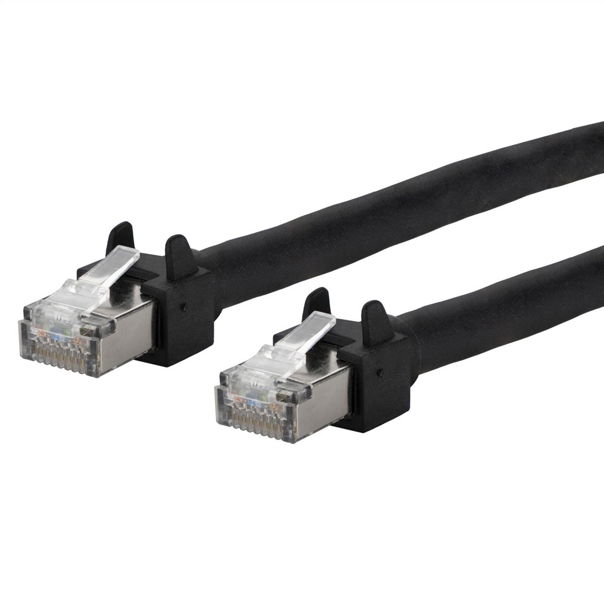 METZ CONNECT Patchkabel 6kV Flex500 Outdoor, schwarz, 5 m