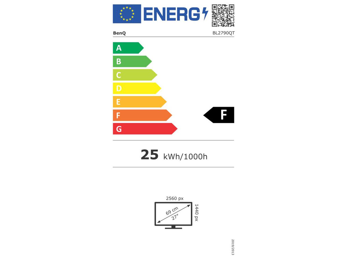 BenQ BL2790QT Computerbildschirm 68,6 cm (27") 2560 x 1440 Pixel Quad HD LED Schwarz