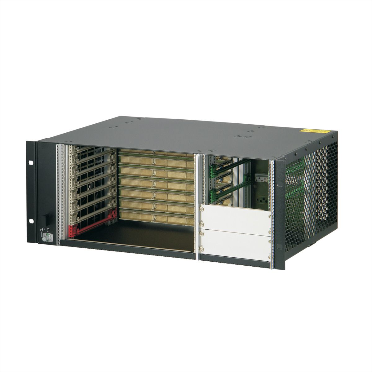 SCHROFF 4 HE, 8 Slot, mit Rear I/O, für 19"-Netzgerät - BGTR 4HE 275T 8SL CPCI 19"