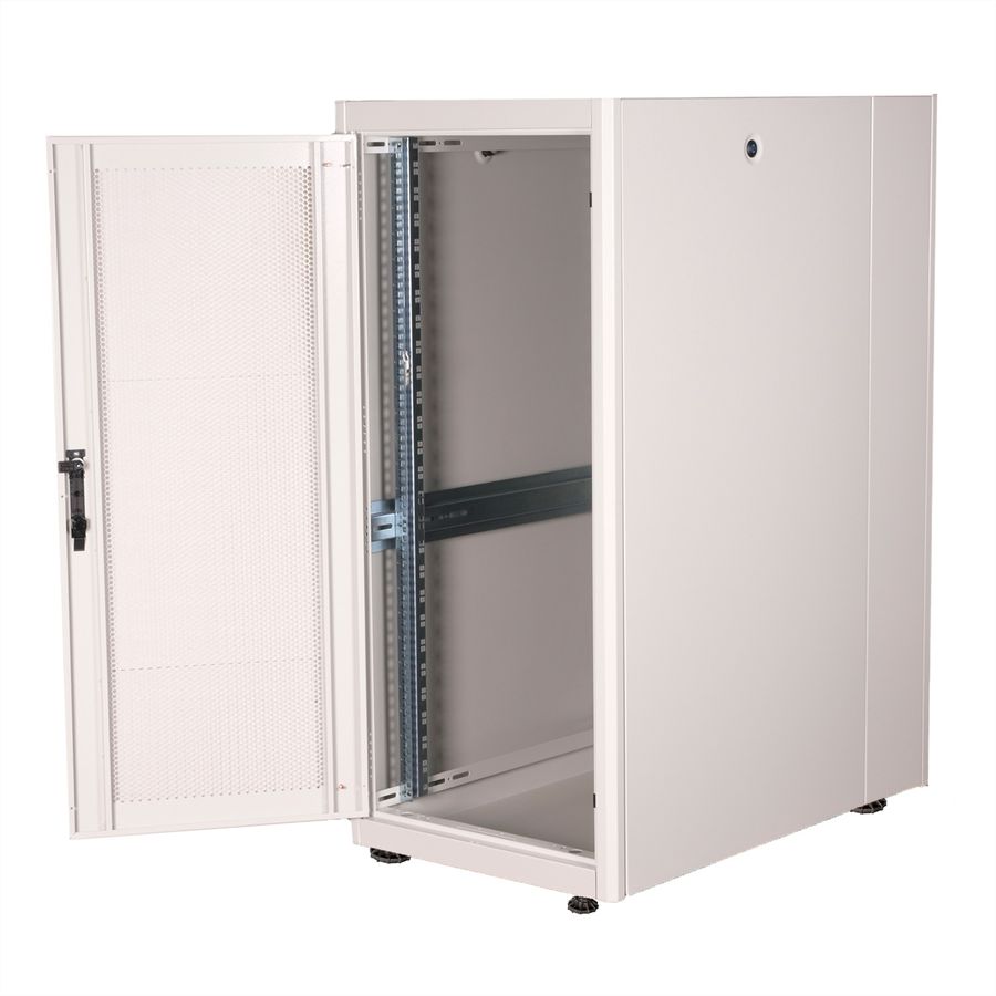 ROLINE 19-Zoll Serverschrank Basic 26 HE, 600x1000 BxT perforiert grau