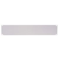 19"-Blindplatte 4 HE, Stahlblech, grau
