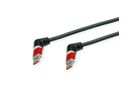 ROLINE USB 2.0 Kabel, Typ C - C, ST/ST, 360° Rotation, 60W, Spiralkabel, schwarz / rot, 1,5 m