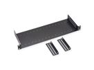 VALUE 19"-Fachboden mit 2 verstellbaren Teilern, 1 HE, schwarz