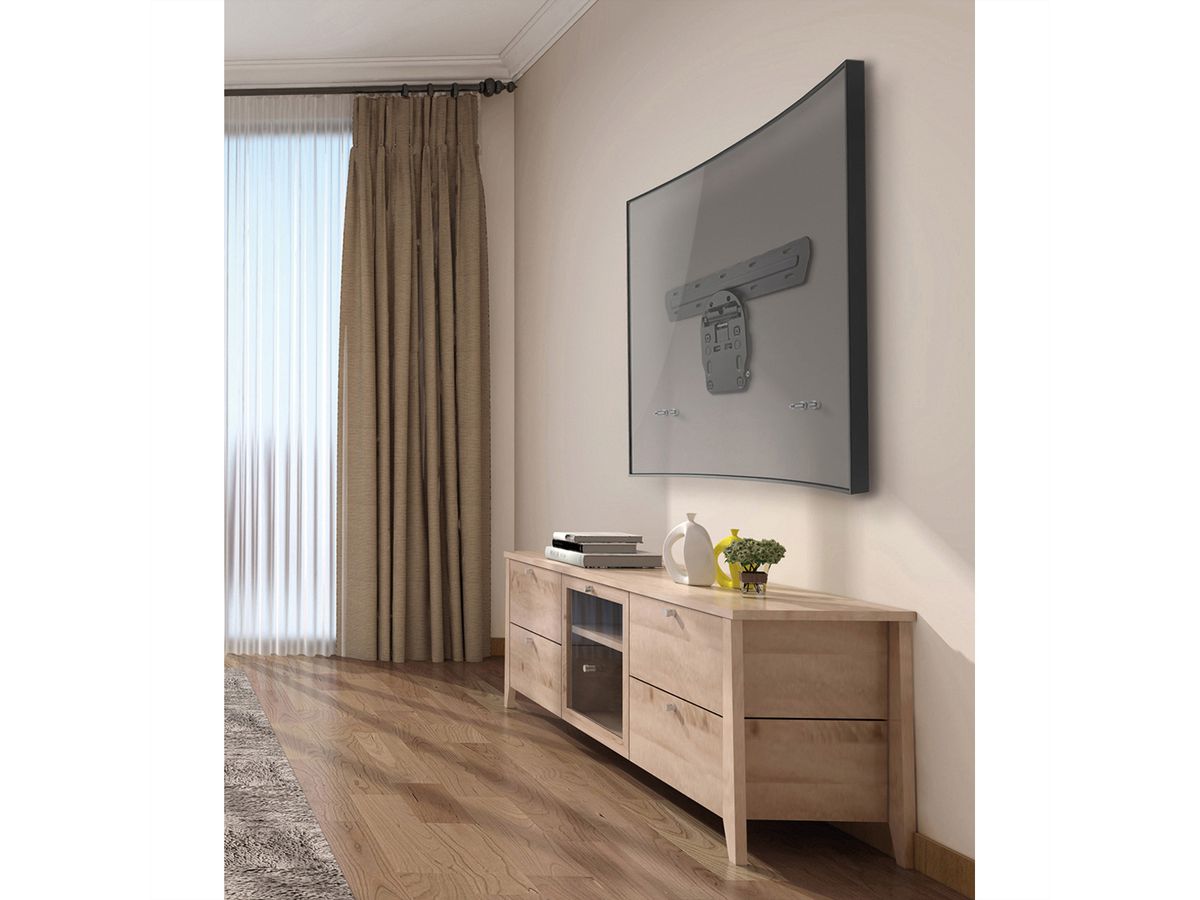 VALUE TV-Monitorwandhalterung für SAMSUNG Q-Serie, bis 65 Zoll, Q7, Q8, Q9, bis 50 kg