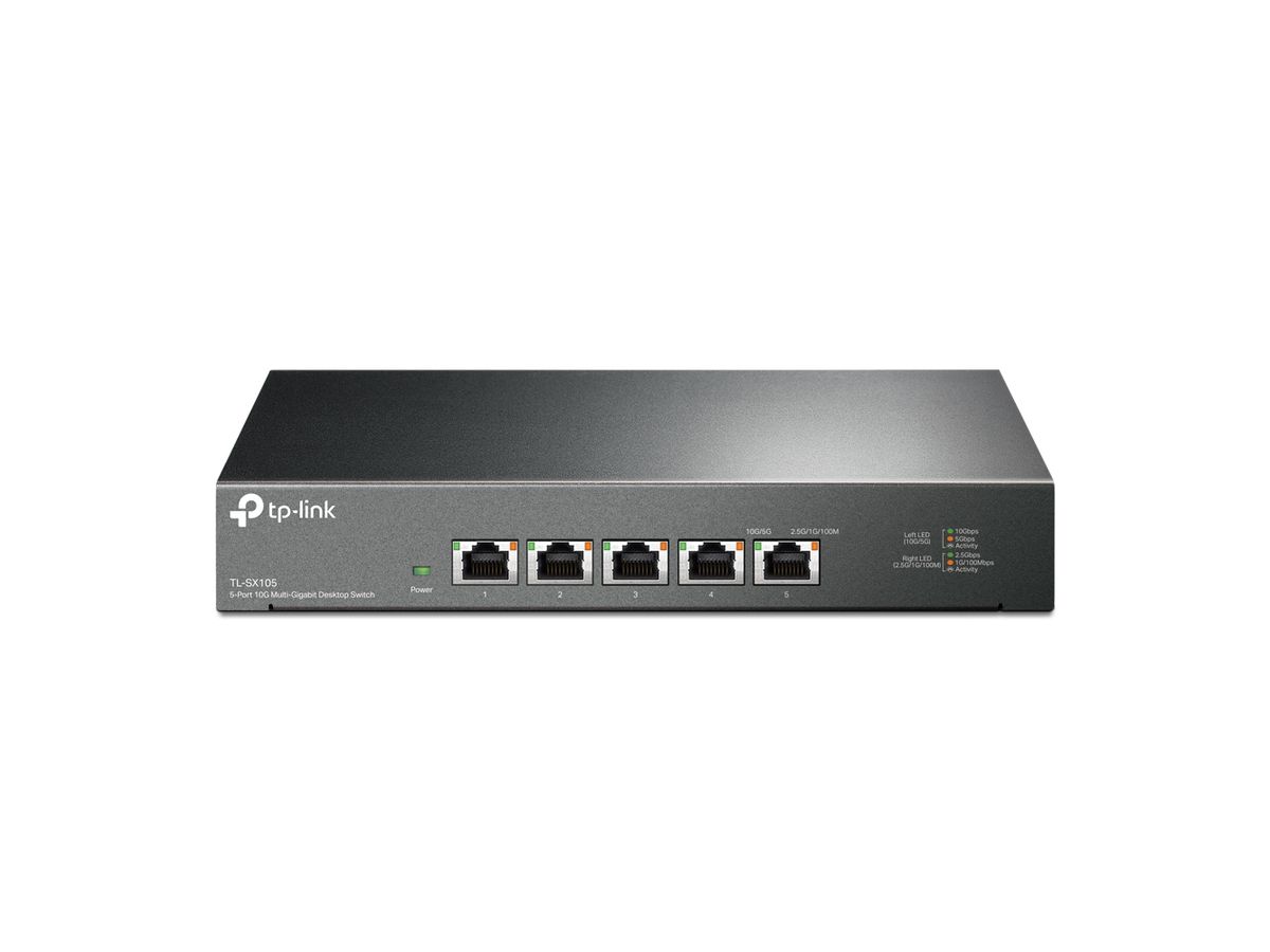 TP-Link TL-SX105 Netzwerk-Switch Unmanaged 10G Ethernet (100/1000/10000) Schwarz