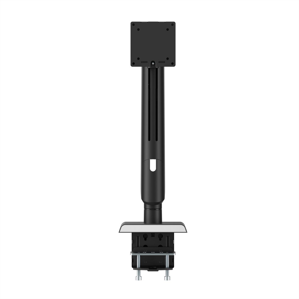 VALUE Schwerlast-LCD-Arm, freistehend, höhenverstellbar, 17-49 Zoll, bis 18 kg, schwarz
