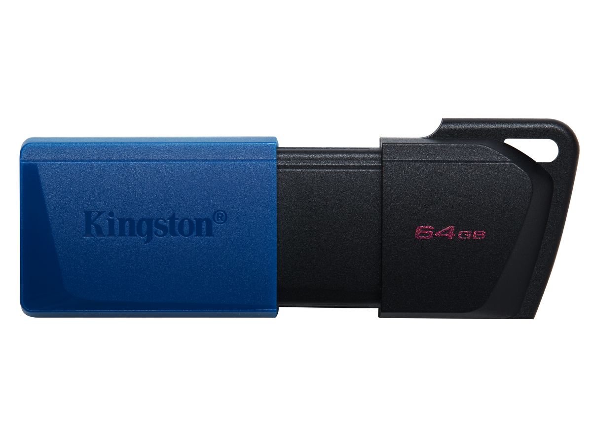 Kingston Technology DataTraveler 64GB USB3.2 Gen 1 Exodia M (Schwarz + Blau)