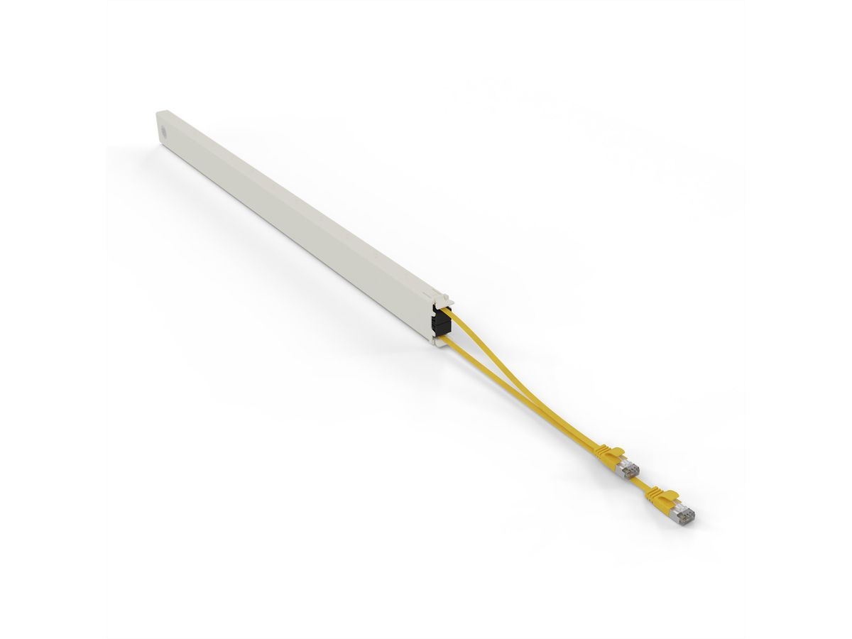 patchbox.one Kassette 46RU STP gelb Cat.6a 2,5m