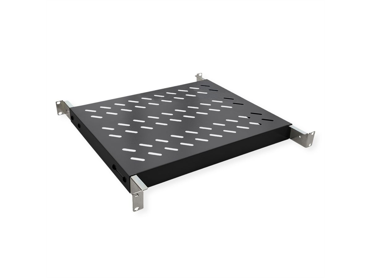 VALUE 19"-Fachboden 1HE tiefenvariabel, 440 x 568 mm, 50kg Traglast