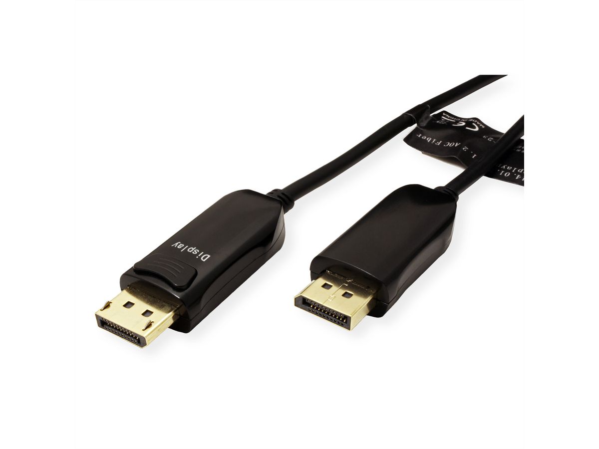 ROLINE DisplayPort v1.4 Kabel (AOC), ST/ST, 15 m