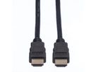 VALUE 4K HDMI Ultra HD Kabel mit Ethernet, ST/ST, schwarz, 1 m