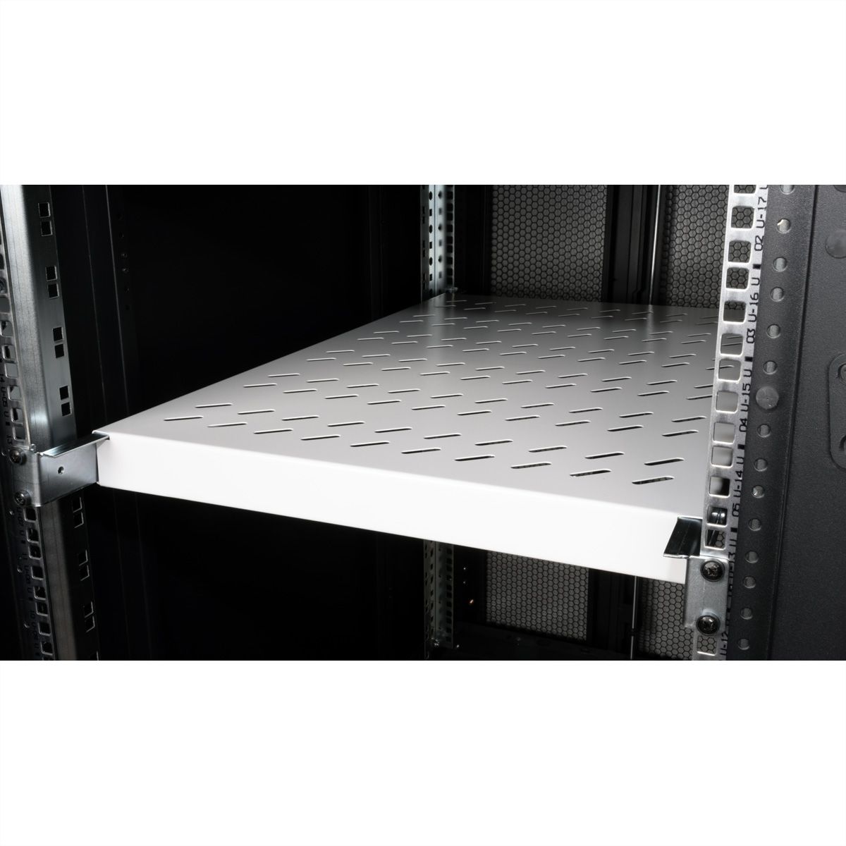 ROLINE 19-Zoll Fachboden 1 HE, 770 T 50 kg grau