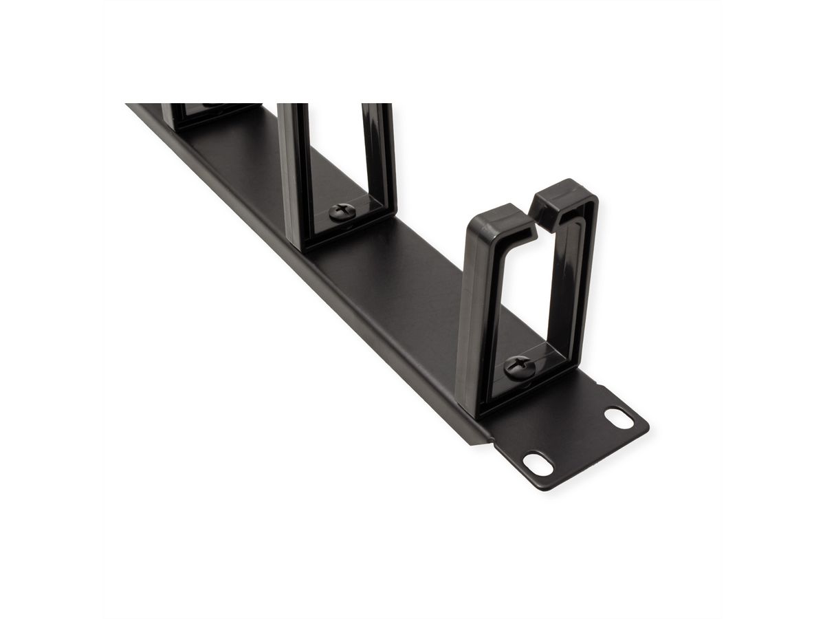 VALUE 19"-Frontplatte, h/v Kabelführung, Typ C, schwarz