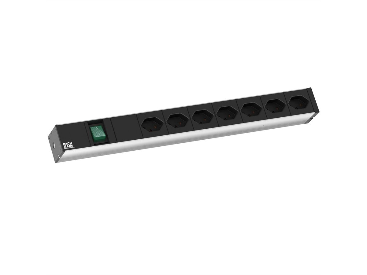 BACHMANN 19" 1HE 7xCH T13, 1xSchalter