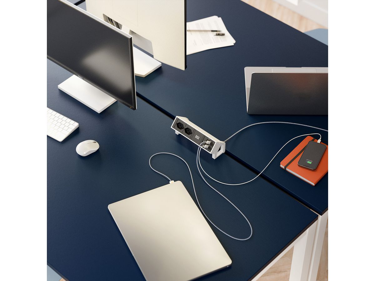 BACHMANN Custom Modul 1xUSB C/C 140W, SWISS T12 Bundle RAL9005