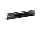 TRENDnet TC-P08C6 10" Patch Panel, 8-Port Cat. 6 Unshielded
