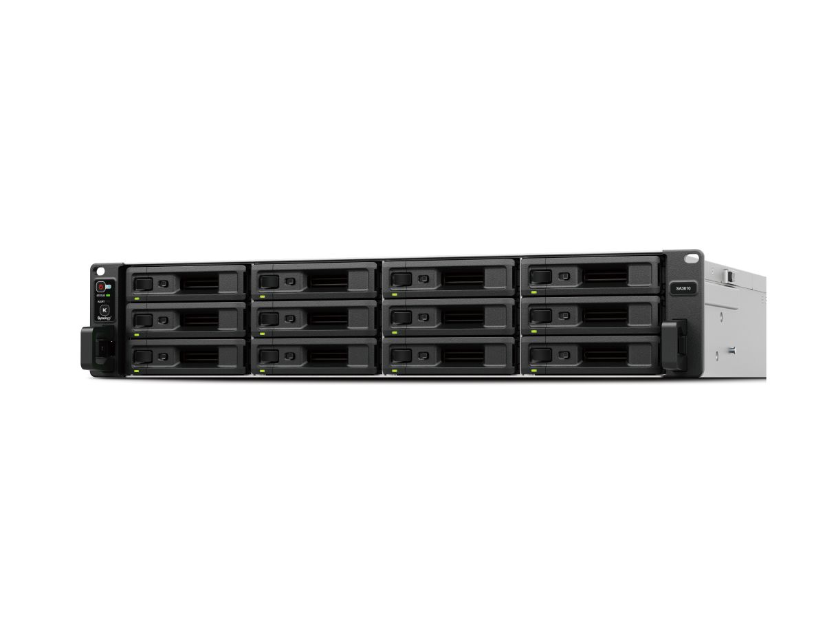 Synology SA SA3410 NAS & Speicherserver Rack (2U) Ethernet/LAN Schwarz, Grau D-1541
