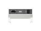 BACHMANN DESK2 1xCH 90° 1xUSB C/C 45W, L=0,2m RAL9010