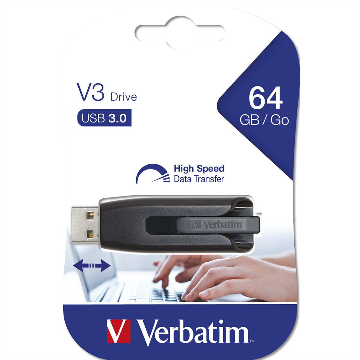 VERBATIM Store 'n' Go V3 USB 3.0, 64GB