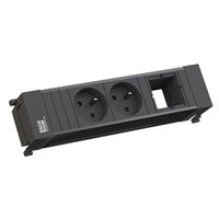 BACHMANN POWER FRAME 2xUTE 1xCM Kunststoffprofil schwarz