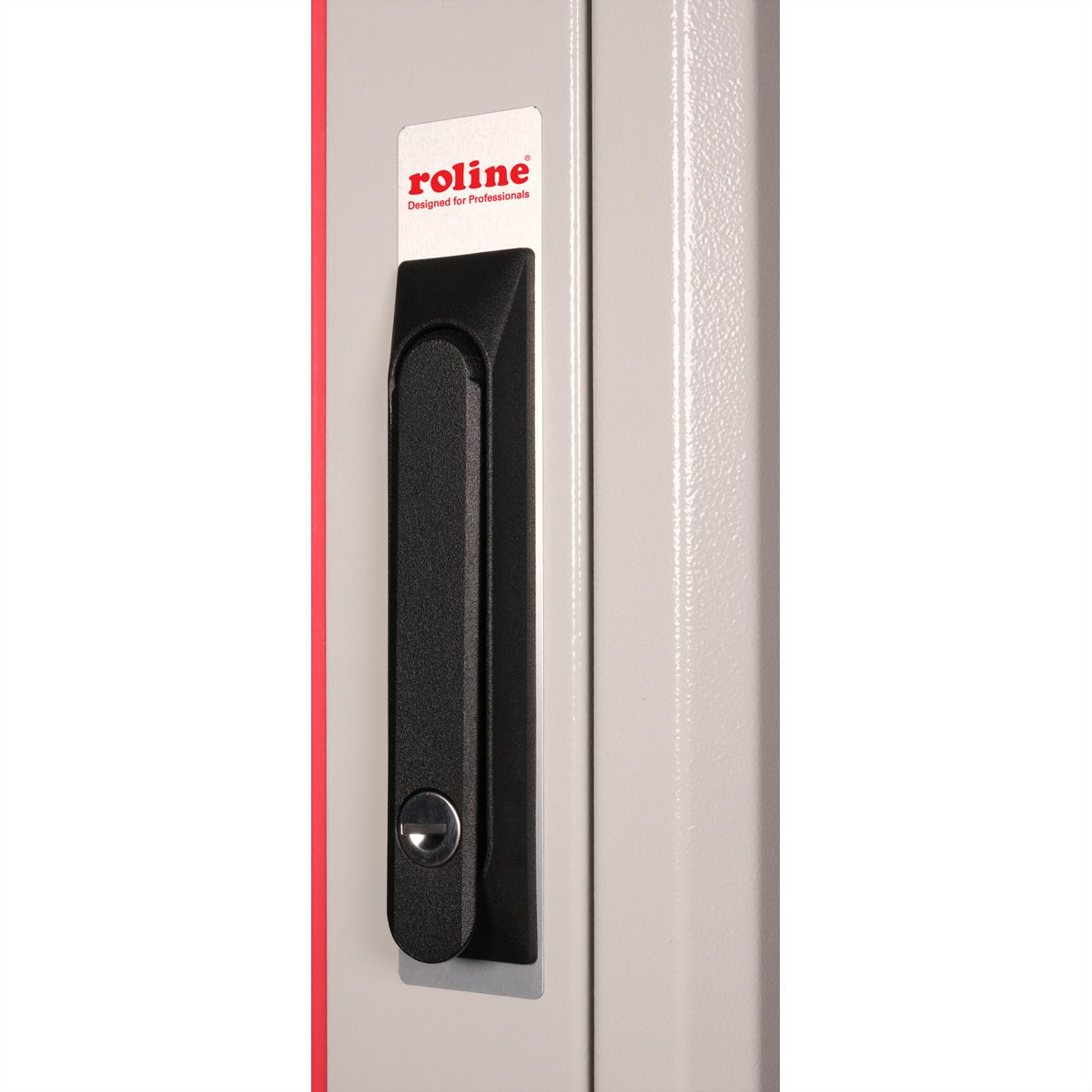 ROLINE 19-Zoll Netzwerkschrank Pro 42 HE, 600x600 BxT Glastür grau