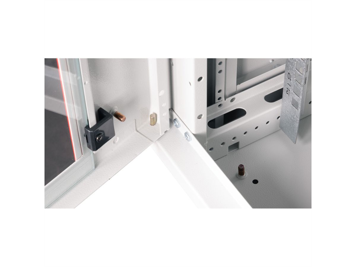 ROLINE 19-Zoll Wandgehäuse Basic Plus 12HE, 600x600 BxT grau