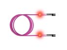 EasyLan LWL-LED-Patchkabel duplex 50/125µm OM4, LC/LC, violett, 3 m