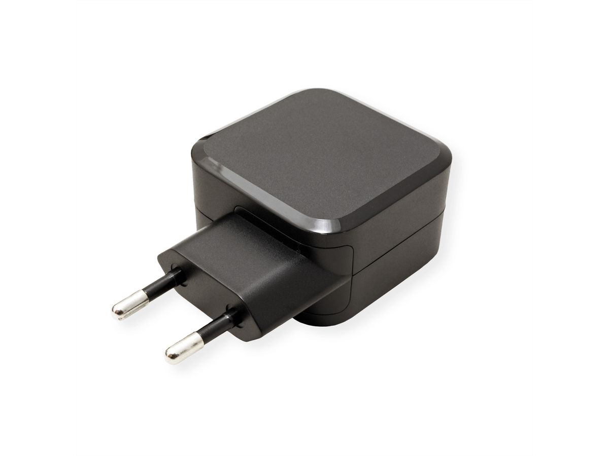 VALUE USB Charger mit Euro-Stecker, 1 Port (Typ-C PD), 45W