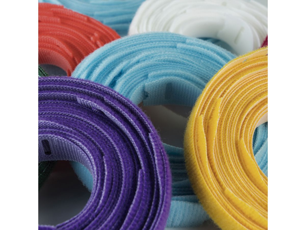 VELCRO® One Wrap® Strap 25mm x 300mm, 100 Stück, violett