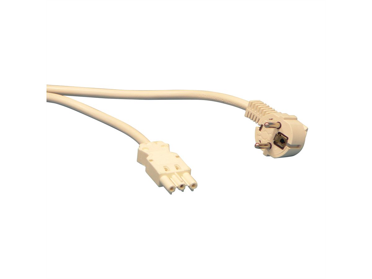 SCHROFF Netzanschlussltg,Schutzkontakt/UTE-Stecker-Wieland-Buchse