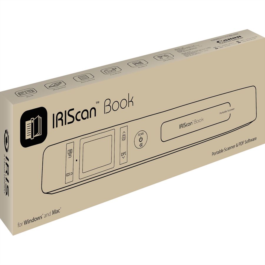 IRIScan Book 7 Dyslexic Handheld-Scanner, Dokumenten- und Buchscanner