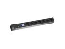BACHMANN BN0500 19 Zoll 1HE 7xCH T13, 1xFuse 10A Strom 3,0m T23 Schweiz