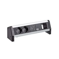 BACHMANN DESK 2xCEE7/3 1xUSB Charger GST18, 1 m