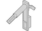 SCHROFF Schwenkhebelgriff für 1-Punkt-Verriegelung - KIT SCHWENK HEBELGRIFF