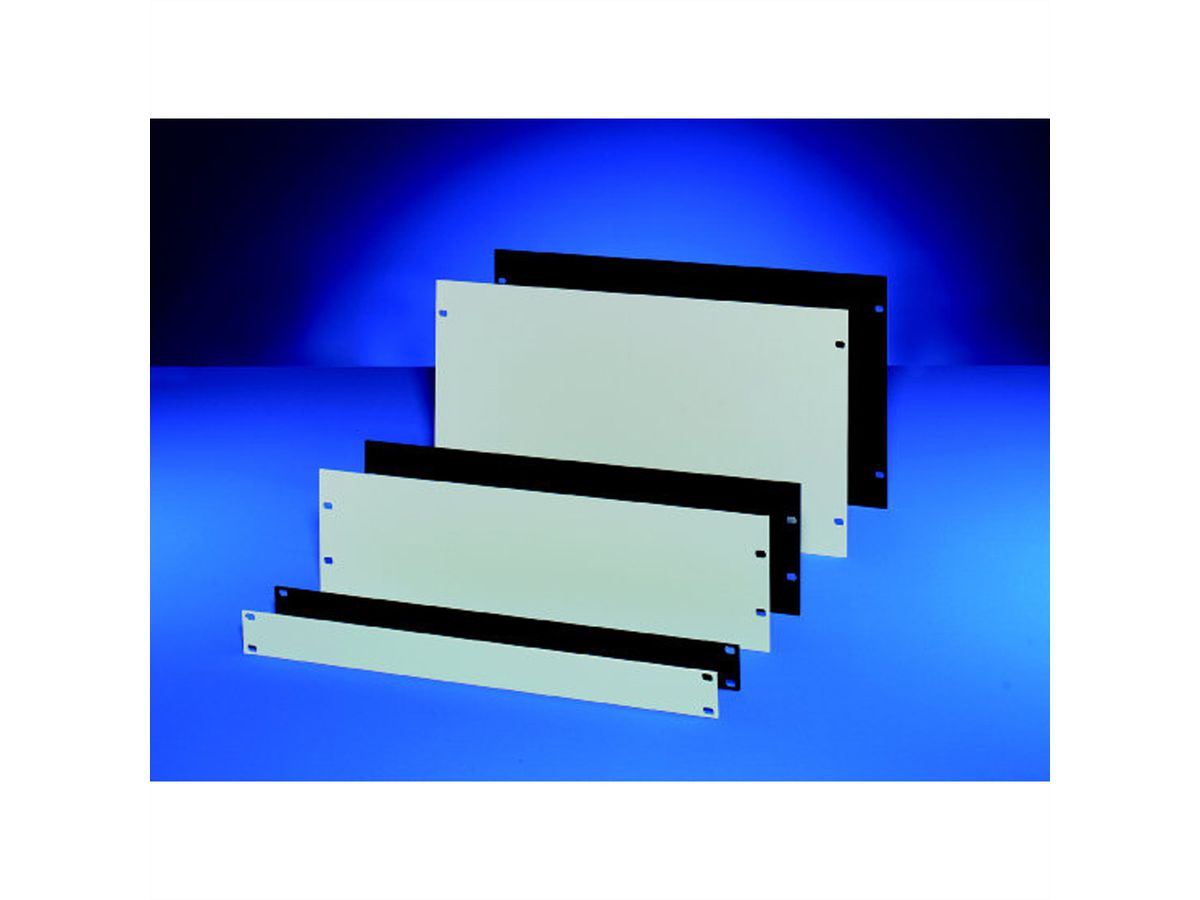 SCHROFF 19"-Frontplatten - BLINDPLATTE 19" 8HE RAL7035