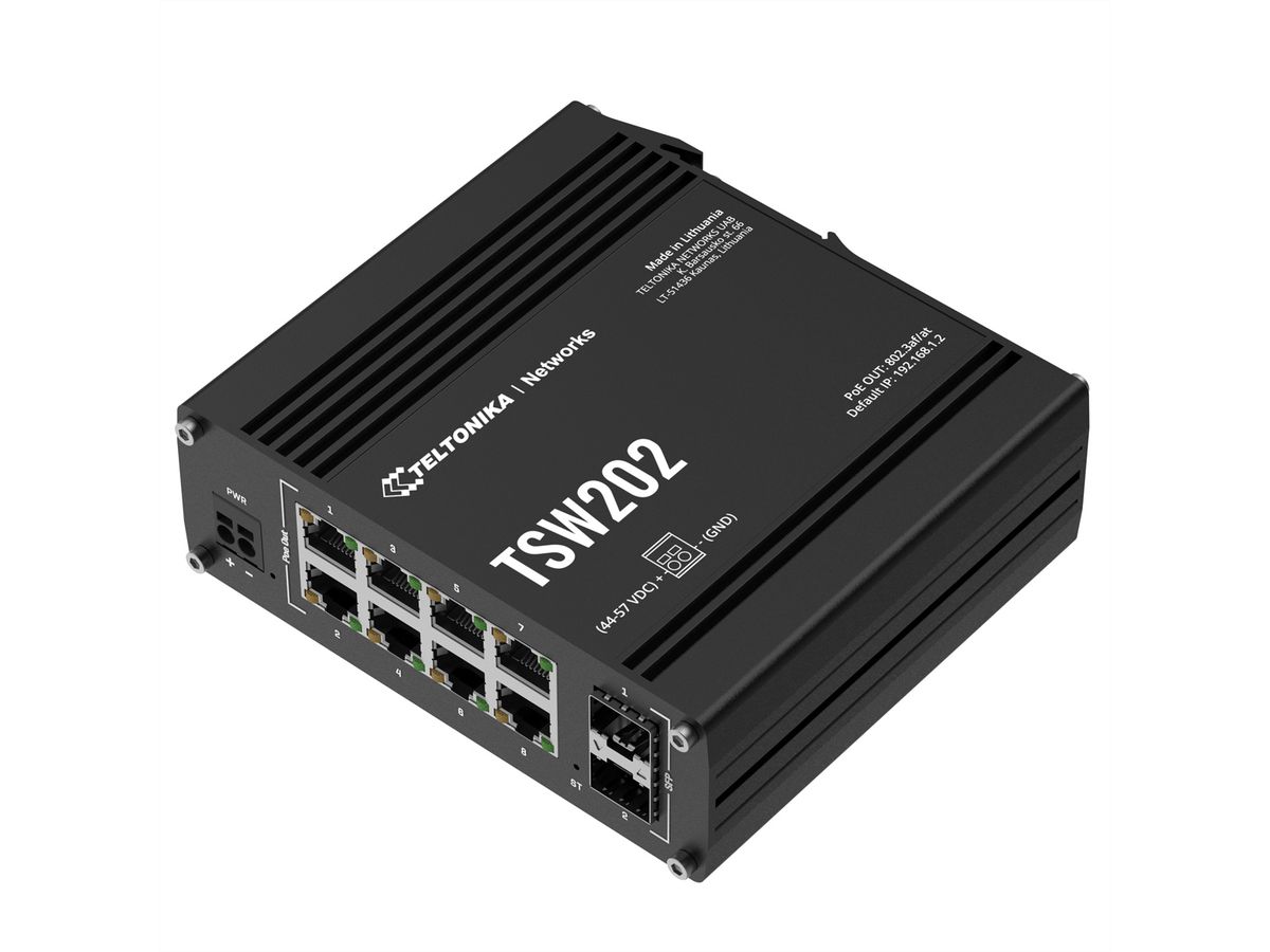 TELTONIKA TSW202 Managed PoE+ Switch