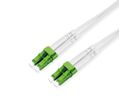 ROLINE LWL-Kabel Duplex, 9/125µm OS2, LC/LC, stahlarmiert, LSOH, weiß, 5 m