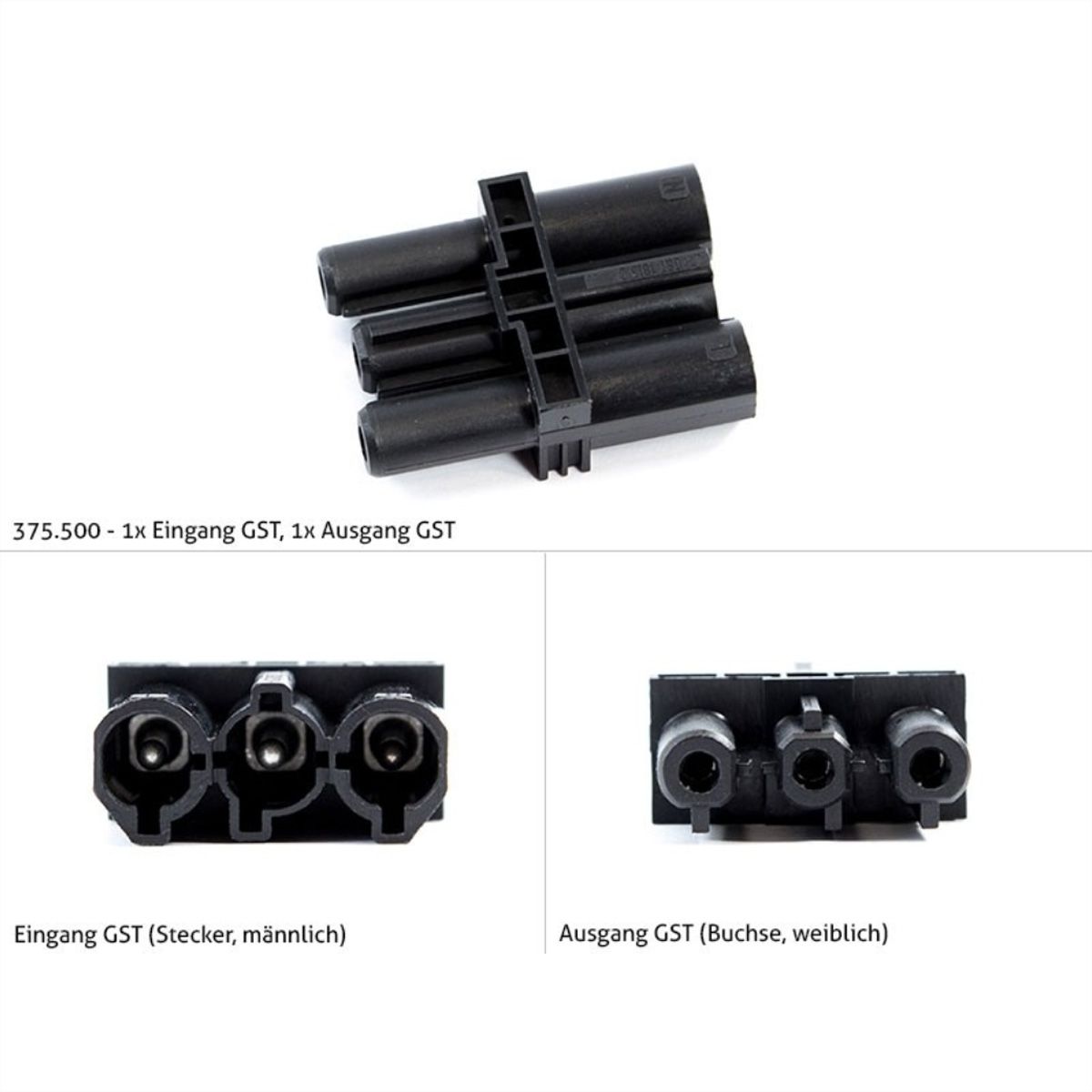 BACHMANN Zwischenkupplung GST18/GST18 , schwarz