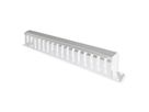 VALUE 19"-Frontplatte 1 HE mit Rangierkanal 40 x 80 mm, grau