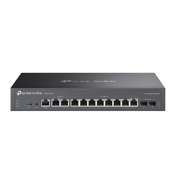 TP-Link ER7412-M2 Kabelrouter 2.5 Gigabit Ethernet, Gigabit Ethernet Schwarz