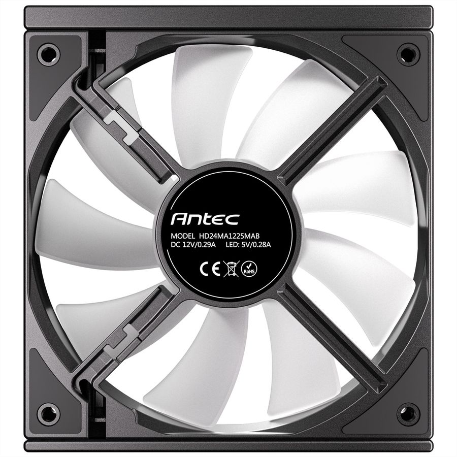 ANTEC C120 ARGB Fan PC Gehäuselüfter 120mm 3er Pack, schwarz