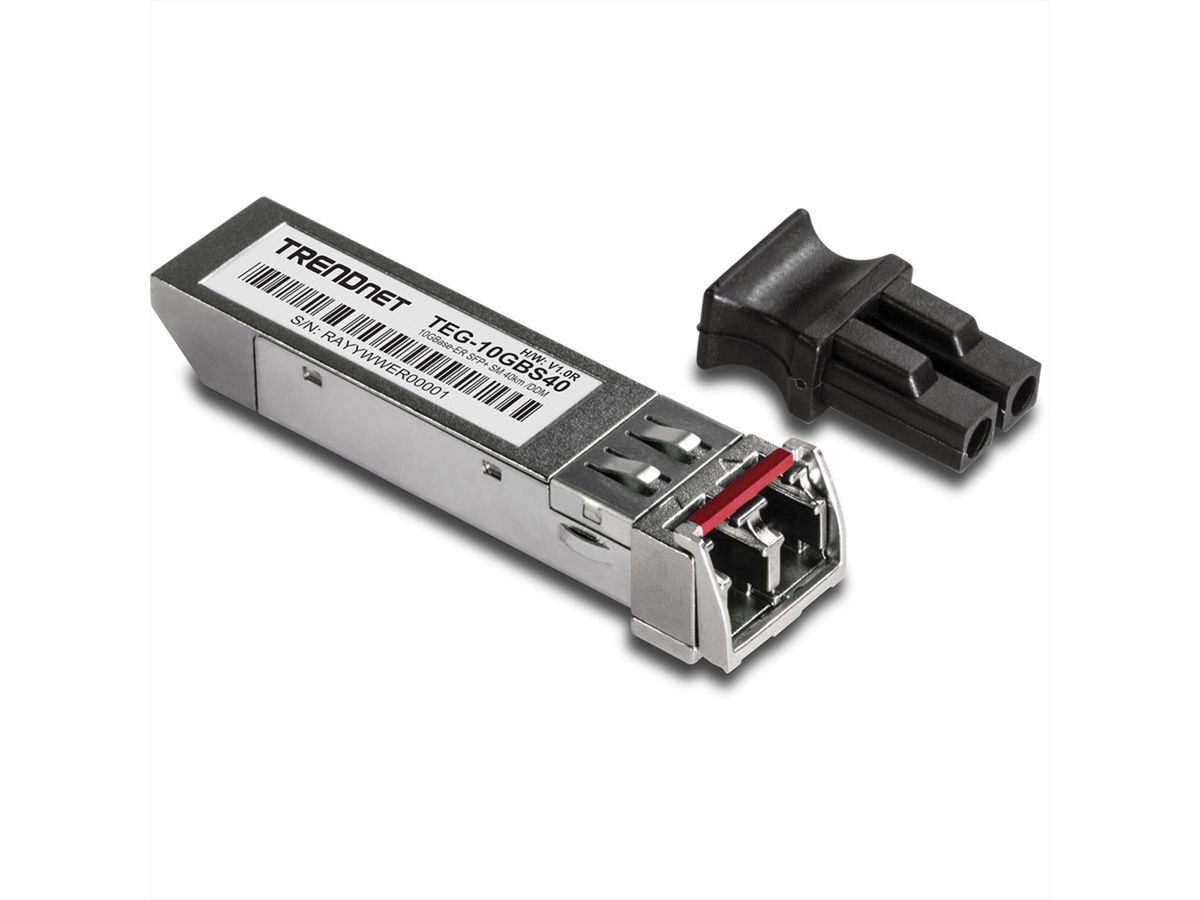 TRENDnet TEG-10GBS40 10GBASE-LR SFP+ SFP+ Single Mode LC (40KM with DDM)
