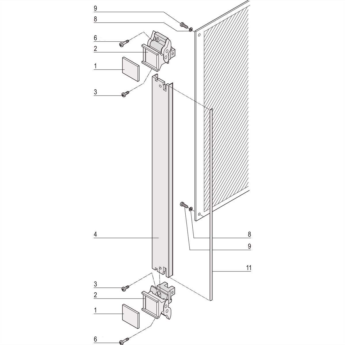 SCHROFF Steckbaugruppen mit Aushebegriff in Trapezform, Typ 2 - SBGR TR-GR P 6HE 10TE