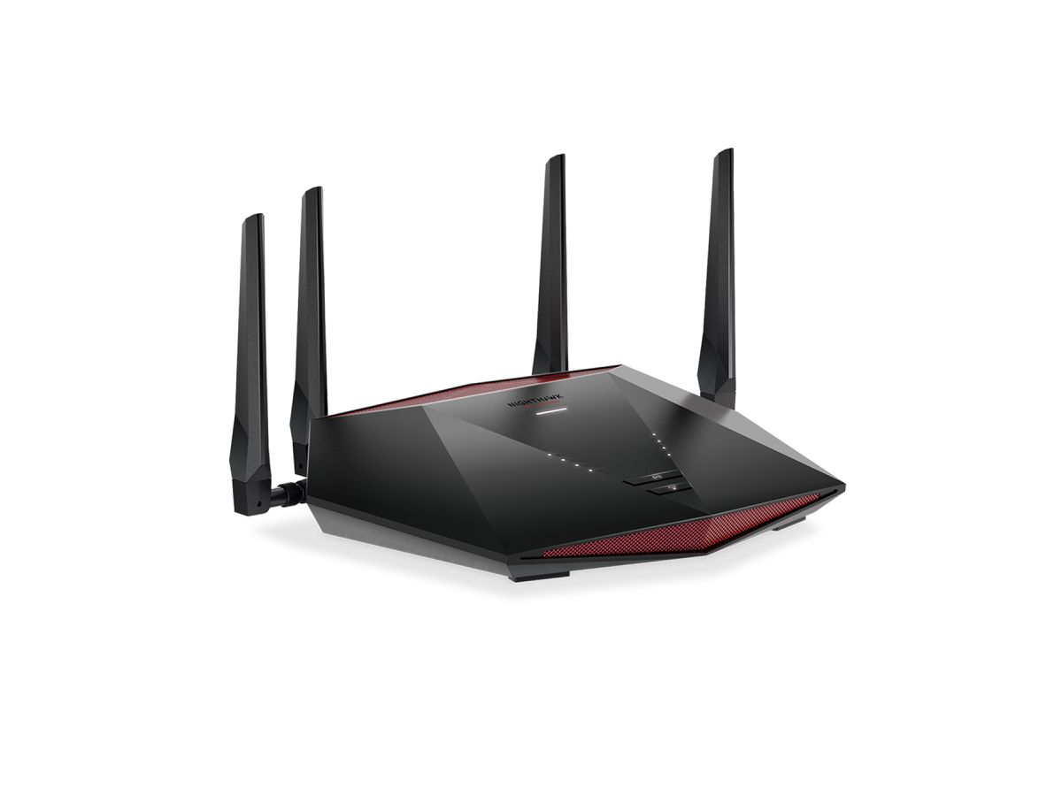 NETGEAR Nighthawk XR1000 WiFi 6 Gaming Router WLAN-Router Gigabit Ethernet Dual-Band (2,4 GHz/5 GHz) Schwarz