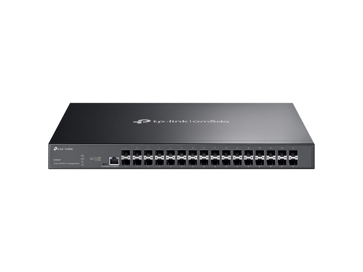 TP-Link Omada SX3032F Netzwerk-Switch Managed L2+ Schwarz