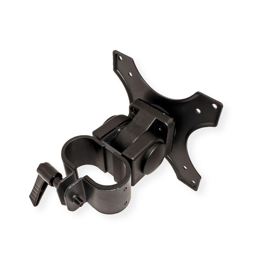 VALUE LCD-Triple-Arm Trägerstange, schwarz, Tischmontage, bis 3x 8 kg