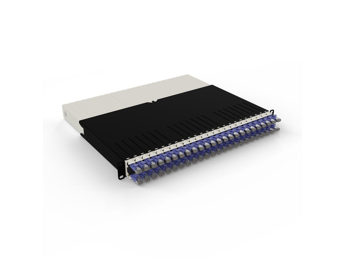 patchbox.one 8RU STP violett Cat.6a 0,8m