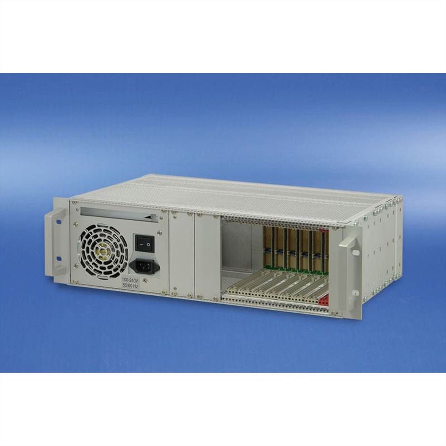 SCHROFF System, 3 HE, 8 Slot, mit Rear I/O - BGTR CPCI 3HE 8SLOT