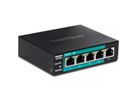 TRENDnet TE-FP051 5-Port PoE+ Switch Fast Ethernet Long Range