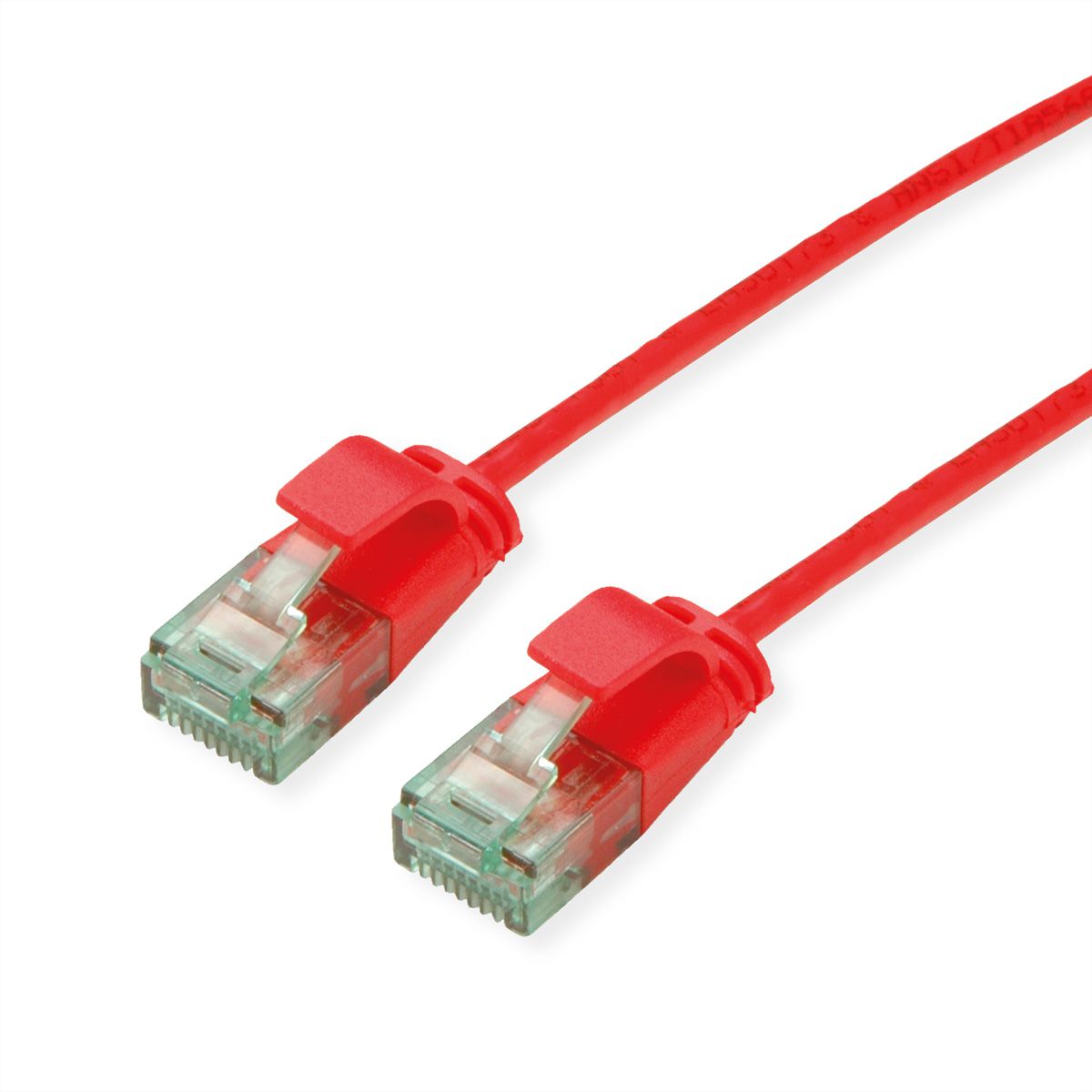 ROLINE RM UTP DataCenter Patchkabel Kat.6A (Class EA), slim, rot 